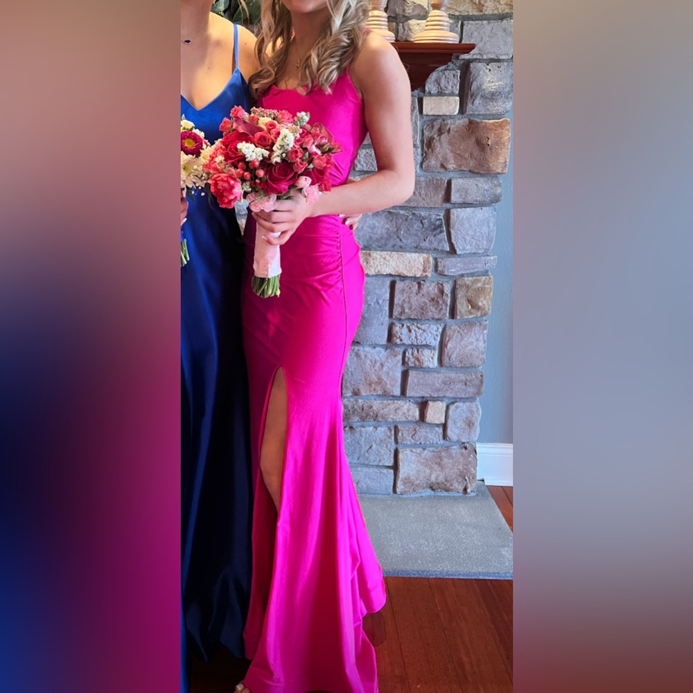 Clarisse Pink Prom Dress